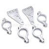 Soporte universal modificado para motocicleta abrazadera de tubo de luz de coche horquilla delantera es 35 mm aleación de aluminio abrazadera de tubo accesorios de soporte