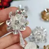 Vendas Diretas da Fábrica Joias de Flor de Contas Feitas à Mão Contas de Cristal Acessórios de Roupa DIY Acessórios Broche Acessórios de Roupa