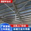 Fabricante de Origen Imán Permanente de 3m Ventilador Industrial Grande de Techo Taller de Fábrica Almacén Hotel Supermercado Ventilador Ventilación y Refrigeración