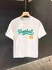 Nova camiseta de manga curta masculina verão estilo coreano tendência simples meia manga top estilo hong kong estampado casual tendência marca camiseta