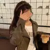 Diadema Ondulada Marrón para Mujer, Uso Diario, Antideslizante, con Dientes, para Lavarse la Cara, Accesorio para el Cabello