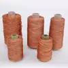 Línea de cometa, cordón de zapato de poliéster marrón, cordón de neumático, línea de construcción, línea colgante agrícola, línea de pesca, fabricante de línea de red de pesca