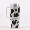 Copo de Carro 40oz Cola Diamante Gelo Copo de Aço Inoxidável Stanley Copo Térmico de Grande Capacidade Copo Térmico de Aço Inoxidável Personalização