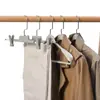 Perchero para pantalones con pinzas, colgador de pantalones antideslizante para uso doméstico, perchero ajustable con pinzas, impresión de logotipo, venta al por mayor de fábrica