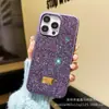 Adequado para iPhone 18 Pro Capa de Celular de Luxo High-End com Strass Completo TPU Anti-Queda Capa Protetora Macia de Cobertura Total para Apple 16