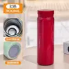 Taza térmica de acero inoxidable al vacío mini de bolsillo estilo simple fresco para hombres mujeres niños taza de agua taza de agua térmica portátil