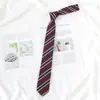 Estilo Universitario JK Japonés Corbata Perezosa Sin Nudo Corbata de Camisa Temporada de Graduación para Mujer vino tinto Traje de Saimen Traje de Licenciatura Corbata de Moño Mujer