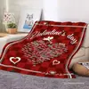 Manta de Franela Más Vendida Transfronteriza, Manta de Regalo para el Día de San Valentín, Impresión de Alta Definición de Fábrica Original para Todas las Estaciones