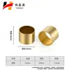 Latón paso directo fondo abierto manguito de cobre nuevo hardware de muebles chinos cubierta de latón para silla sofá cubierta hueca de cobre para pata de cama