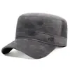 Nuevo Gorro Cálido de Lana para Hombre, Estilo Coreano de Moda con Protección Solar, Moda para Exteriores, Gorro para Personas Mayores, Gorra Plana Casual, Gorra de Béisbol