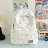 Mochila Escolar para Chicas de Secundaria, Estilo Femenino, Lunares, Lazo, Versátil, Alto Valor Estético, Mochila para Estudiante Mujer, Preparatoria