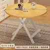 Mesa Redonda Dobrável para Uso Doméstico, Adequada para Apartamentos Pequenos, Mesa de Jantar Simples para Dormitórios, Conjunto de Mesa e Cadeiras de Jantar Dobráveis Portáteis para Apartamentos de Aluguel