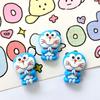 Nuevos Accesorios de Resina Kka Lindos de Doraemon Pegamento de Crema DIY Pegatina para Refrigerador Pasador Funda para Teléfono Celular Zapatos con Agujeros