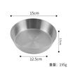 Plato de acero inoxidable 304 estilo coreano para barbacoa comercial, plato dorado, plato para mojar, plato para salsa, plato plano