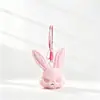Bolsa Pingente de Pelúcia Coelho Estilo Dark Engraçado Xiaohongshu, Chaveiro de Boneca Coelho Bully, Brinquedo de Pelúcia para Presentes