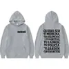 Sudadera con Estampado de Letras Rapper Melendi Jardin Con Enanitos para Hombre y Mujer Retro Hip-Hop
