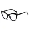Nuevas Gafas de Moda con Montura de Mariposa Retro Europea y Americana Transfronterizas, Estilo Dulce y Fresco de Chica Popular, Herramienta Mágica para Cara sin Maquillaje, Efecto Adelgazante, Gafas sin Graduación