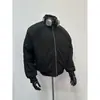 Chaqueta de algodón tipo bomber con cuello alto transfronterizo para hombre y mujer, nuevo abrigo corto de algodón grueso de invierno, chaqueta de béisbol cálida para parejas
