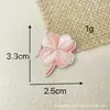 Parches de Tela Bordados Frescos y Sencillos con Diseño de Trébol de Cuatro Hojas para Camisetas, Playeras de Manga Corta, Gorras, Cuadernos y Decoración de Bolsos, Parches Autoadhesivos