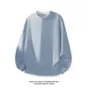 Suéter Informal Versátil de Moda Otoñal para Hombre, Falso Dos Piezas, Cuello Redondo, Camiseta de Talla Grande