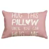 Fundas de Almohada Personalizadas para el Día de San Valentín Transfronterizas, Decoración de Atmósfera Festiva, Fundas de Cojín para Sofá del Hogar, Fundas de Cojín en Forma de Corazón para Dormitorio