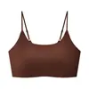 Camisola Sin Costuras Fina como el Papel de Nuevo Estilo 2026 para Mujer, Adecuada para Usar con Ropa Exterior, Copa Fina, Minimiza el Busto Grande, Hermoso Espalda de Sujetador