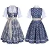Roupas da Oktoberfest de Munique Vestido Étnico Traje de Palco Fazenda Bávara Pastoral Carnaval Fantasia de Empregada