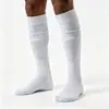 Meias de Futebol Integradas Premium com Bolso, Meias Esportivas Respiráveis Antiderrapantes de Camada Dupla Espessada para Competição, Treinamento e Uso Casual