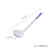 10 Colheres de Melamina Estilo Japonês Casco de Tartaruga para Uso Comercial, Colheres Longas para Hot Pot Picante e Sopas de Macarrão, Colheres de Sopa Grandes de Plástico com Cabo Longo