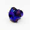 Chaveiro Cabeça de Chave de Titânio Modificada para Motocicleta Elétrica Calf M1 N1S U + Carro Elétrico Cabeça de Chave Azul