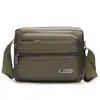 Comércio Exterior Transfronteiriço Bolsa de Ombro Masculina Bolsa Transversal de Tecido Oxford Impermeável Casual Moda Multi-camadas Zíper Grande Capacidade Cabelo