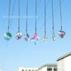 Lámpara colgante de prisma de cristal transfronteriza de Amazon, colector de luz arcoíris, atrapasol, accesorios de decoración para jardín al aire libre