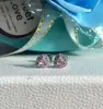 Uña de Oreja Rosa Brillante Amor Niña Full Diamante Temperamento Spice Girl Pendientes de Uña de Oreja 2024 Nuevas Explosiones Pendientes