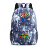 Mochila Escolar Unisex Casual para Viaje, Super Mario Star, Estudiante Joven, Transfronteriza