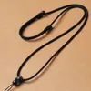 Pendente de Abacaxi com Fio e Contas de Ágata Tecidas à Mão Cordão de Colar com Pingente de Jade Fivela de Segurança Ajustável