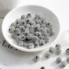 Contas de Argila Novas Mais Vendidas Transfronteiriças com Strass, Contas Redondas Coloridas Cheias de Strass, Acessórios para Colares Artesanais, Componentes de Contas Redondas para Atacado