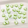 Macaron Acrílico Corazón Cuentas Sueltas DIY Hecho a Mano Casero Pulsera Pulsera Cadena de Teléfono Móvil Accesorios de Joyería