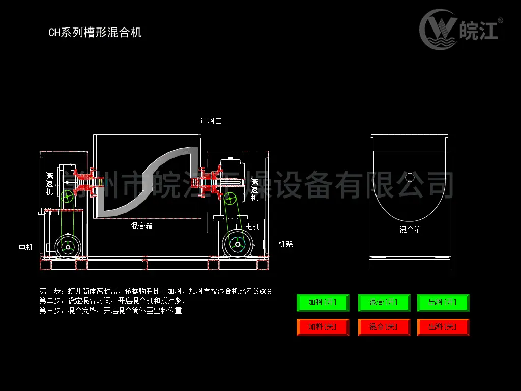 槽型混合机