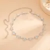 Joia Cruzada Europeia e Americana Estilo Doce-Cool Corrente Corporal de Pérola Falsa Corrente de Metal Versátil da Moda Corrente de Cintura
