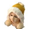 Sombrero de Invierno Nuevo para Niños Sombrero de Perro Sombrero de Conejo Sombrero de Orejas Sombrero de Lana Tejido para Niños Cálido Lindo a Prueba de Frío