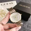 Reloj de Mujer con Esfera de Patrón Triangular en Tono Dorado, Reloj de Cuarzo con Esfera Irregular para Mujer, Disponible Exclusivamente para Ventas Transfronterizas