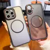 Adecuado para Funda de Teléfono Móvil iPhone 17Promax, Apple 16 Mate Magnético Tacto Suave Semitransparente 15Pro Funda Protectora