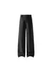 Calça Masculina Versátil Estilo Retro Americano para Outono, Calça de Terno de Lã Reta Solta Céu Estrelado, Calça Longa Casual de Alta Qualidade na Moda