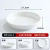 Melamina Bicolor Pata de Porco Tigela de Arroz Prato Comercial Churrasco Bibimbap Tigela Costeleta de Frango Arroz Especialidade Tigela de Arroz com Carne de Porco Braiseada Tigela de Fast Food Louça
