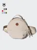Bolso Redondo de Lona de Moda 2025 Transfronterizo para Mujer, Bolso de Mano Plegado con Diseño de Nicho, Bolso Cruzado de Hombro