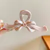 Elegante Pinza de Tiburón con Lazo Grande para Mujeres, Pasadores de Otoño e Invierno para la Parte Posterior de la Cabeza, Pasadores con Gran Volumen de Cabello y Accesorios para el Cabello de Alta Gama
