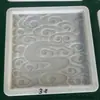 Molde de Azulejo de Chão Antigo Fundo de Pátio Chinês Parede de Edifício Antigo Superfície de Parede em Relevo Decoração de Piso Molde de Tijolo Azul Tijolo Florido