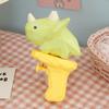 Pistola de agua de dinosaurio para niños, juguete de dibujos animados, pistola de agua para baño de bebé, baño, exterior, spray de agua, regalo pequeño para niño