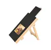 Tabla de Rascar de Madera para Mascotas con Comedero, Rascador Creativo Ajustable para Uñas de Perro, Estructura de Escalada para Perros de Madera Maciza