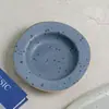 Juego de Plato y Tazón de Cerámica de Lujo de la Fábrica de Liling, Alto Valor Estético, Color Bajo Esmalte, Adecuado para Uso Doméstico y Regalo de Inauguración